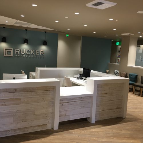 Rucker Orthodontics Reception Desk